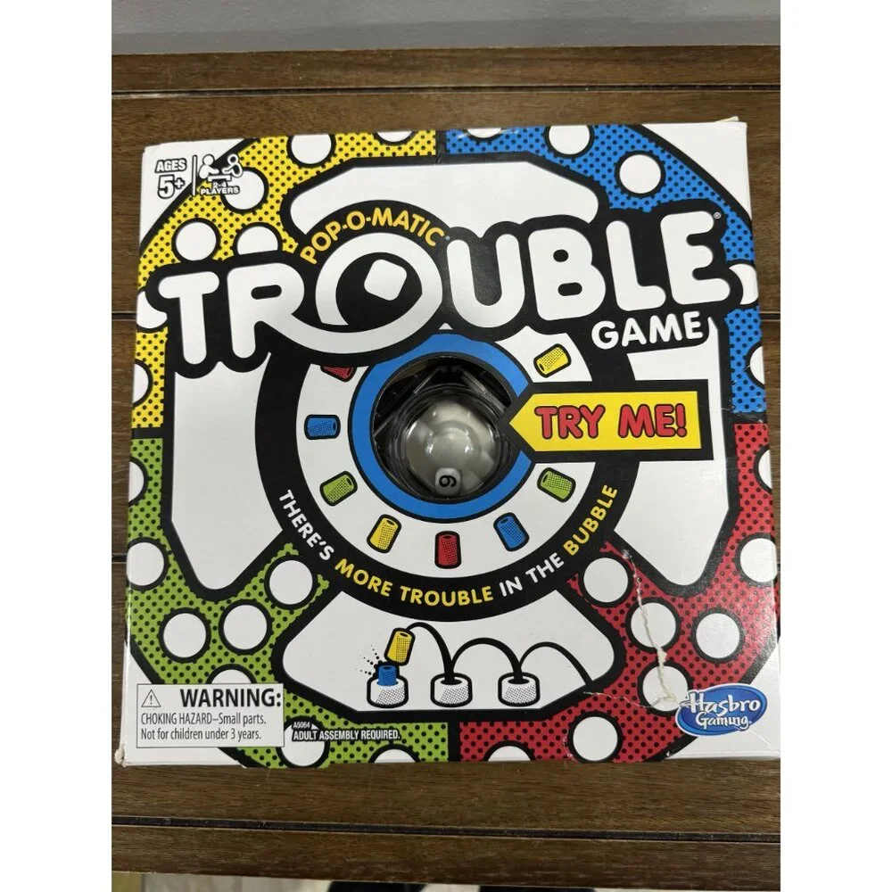 TROUBLE Game & TRIVIAL PURSUIT Drop Trivia